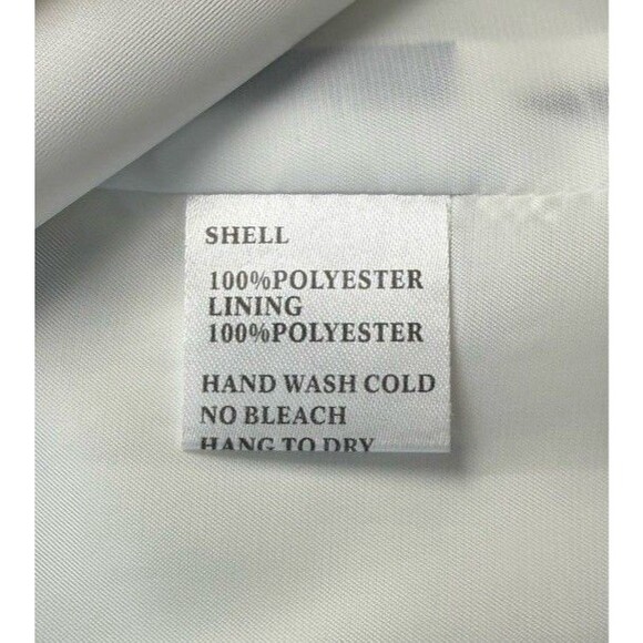 WHY Dress Rare Graffiti Print Jacket White Yellow Black Pockets 2 Buttons, Large - Picture 10 of 11